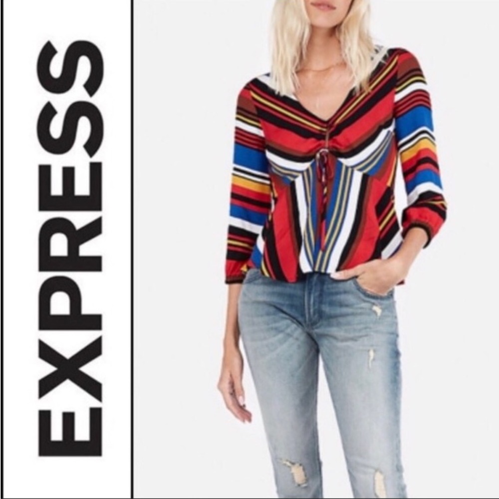 Express Women’s Striped Top